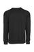 Next Level N9000/9000 Mens French Terry Long Sleeve Crewneck T-Shirt Graphite Black Flat Back