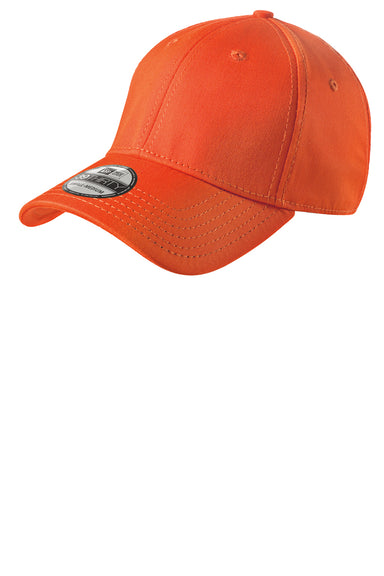 New Era NE1000 Mens Stretch Fit Hat Orange Front