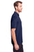 North End NE100 Mens Jaq Performance Moisture Wicking Short Sleeve Polo Shirt Navy Blue Side