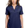 North End Womens Jaq Performance Moisture Wicking Short Sleeve Polo Shirt - Classic Navy Blue