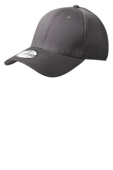 New Era NE1020 Mens Stretch Fit Hat Charcoal Grey Front