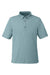 North End NE102 Mens Replay Recycled Short Sleeve Polo Shirt Opal Blue Flat Front