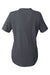 North End NE102W Womens Replay Recycled Short Sleeve Polo Shirt Carbon Grey Flat Back