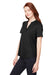 North End NE102W Womens Replay Recycled Short Sleeve Polo Shirt Black 3Q