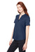 North End NE102W Womens Replay Recycled Short Sleeve Polo Shirt Classic Navy Blue 3Q