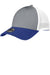 New Era NE1080 Mens Stretch Fit Hat Royal Blue/Grey/White Front