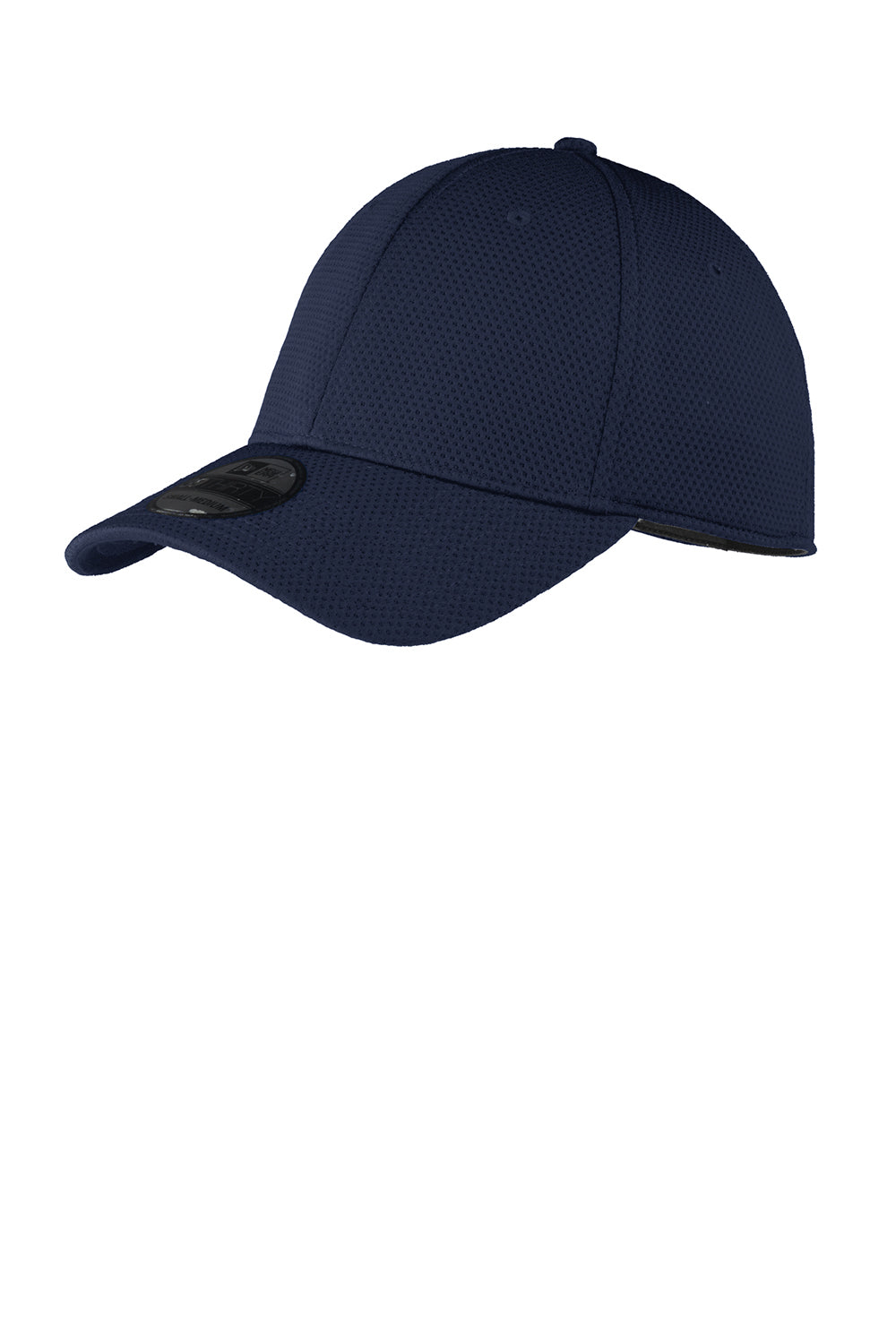New Era NE1090 Mens Moisture Wicking Stretch Fit Hat Navy Blue Front
