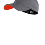 New Era Mens Stretch Fit Hat - Graphite Grey/Orange