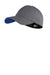 New Era NE1100 Mens Stretch Fit Hat Graphite Grey/Royal Blue Front