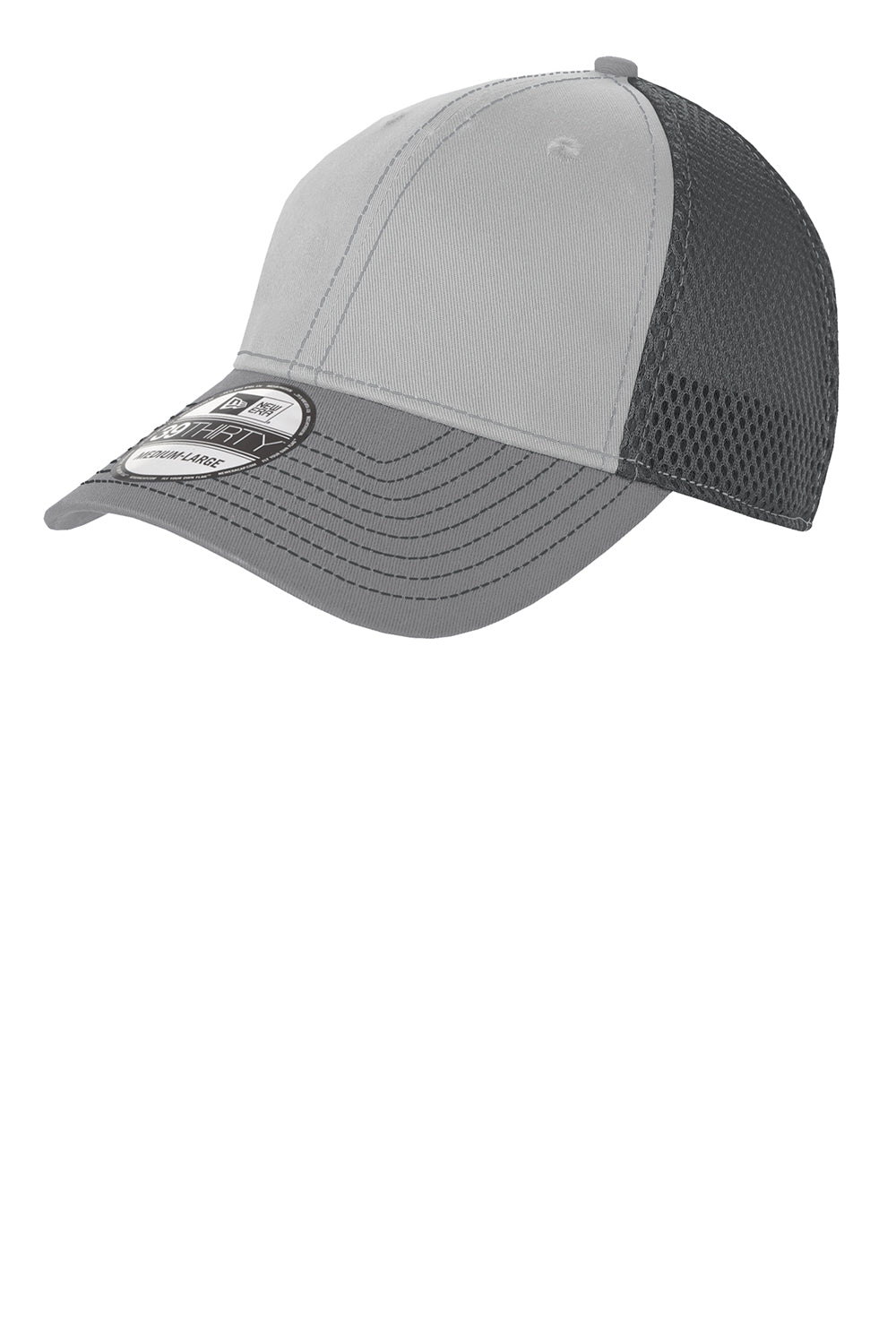 New Era NE1120 Mens Stretch Fit Hat Grey/Steel Grey/Graphite Grey Front