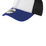New Era Mens Stretch Fit Hat - White/Royal Blue/Black - Closeout