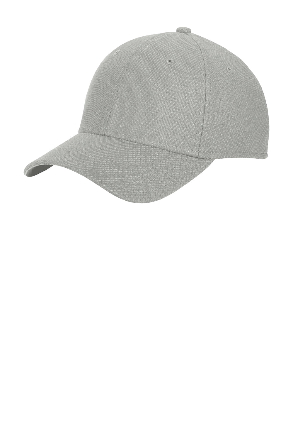 New Era NE1121 Mens Moisture Wicking Stretch Fit Hat Grey Front
