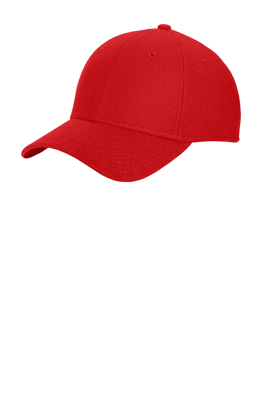 New Era NE1121 Mens Moisture Wicking Stretch Fit Hat Red Front