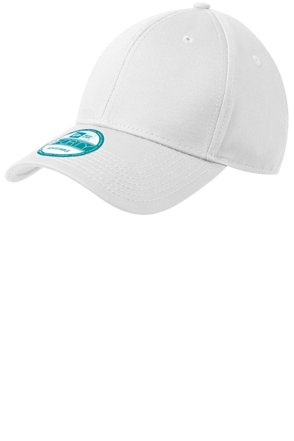 New Era NE200 Mens Adjustable Hat White Front