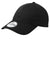 New Era NE201 Mens Adjustable Hat Black Front
