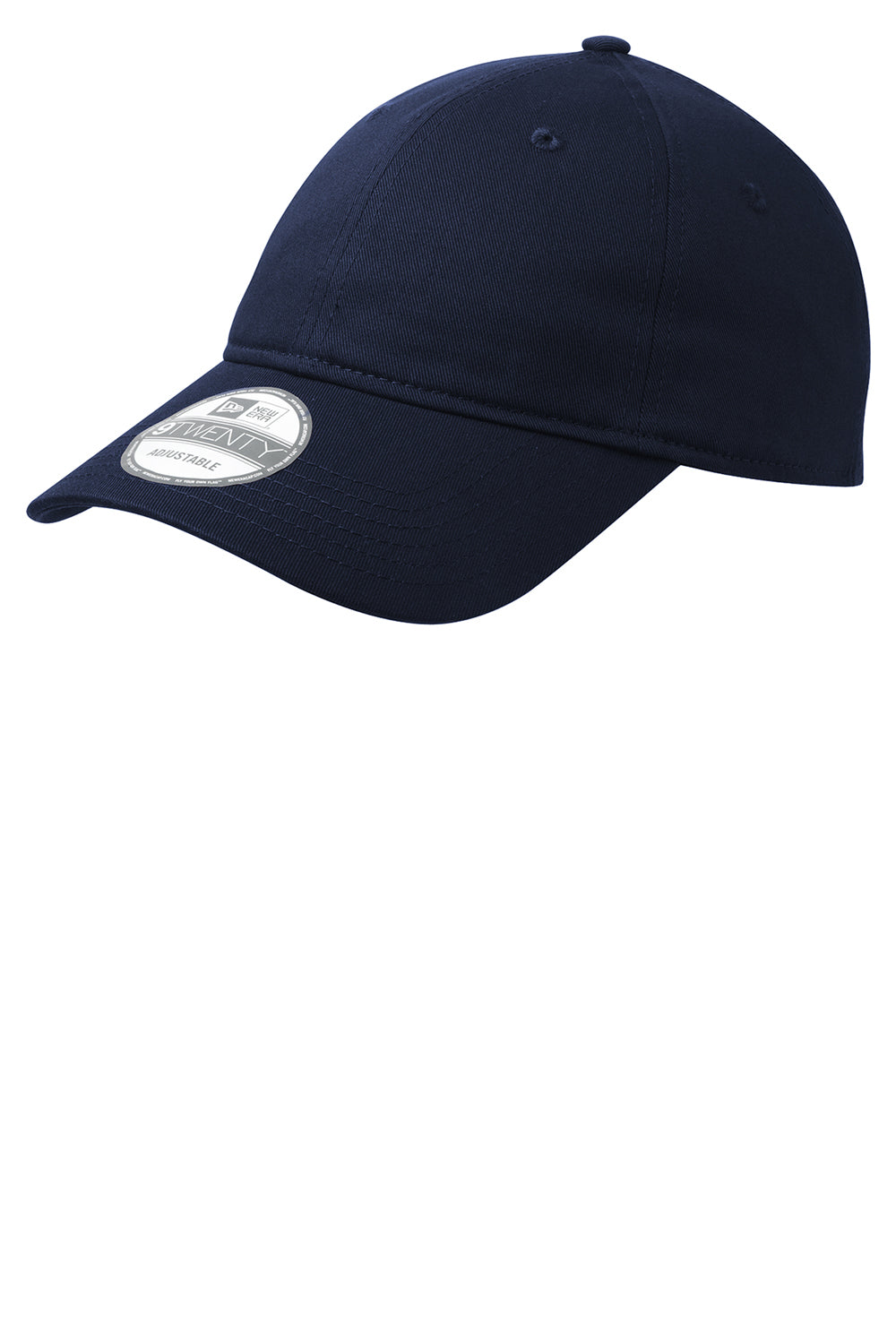 New Era NE201 Mens Adjustable Hat Navy Blue Front