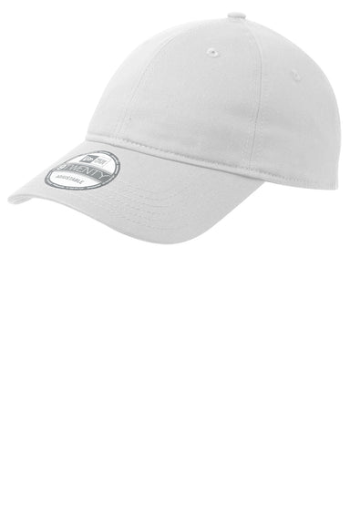 New Era NE201 Mens Adjustable Hat White Front