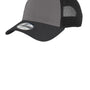 New Era Mens Adjustable Hat - Charcoal Grey/Black