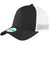 New Era NE205 Mens Adjustable Trucker Hat Black/White Front