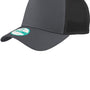 New Era Mens Adjustable Trucker Hat - Graphite Grey/Black