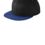 New Era Mens Adjustable Hat - Black/Royal Blue