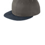 New Era Mens Adjustable Hat - Charcoal Grey/Navy Blue