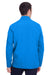 North End NE401 Mens Quest Performance Moisture Wicking 1/4 Zip Sweatshirt Olympic Blue/Carbon Grey Back