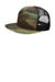 New Era NE403 Mens Adjustable Trucker Hat Camo/Black Front