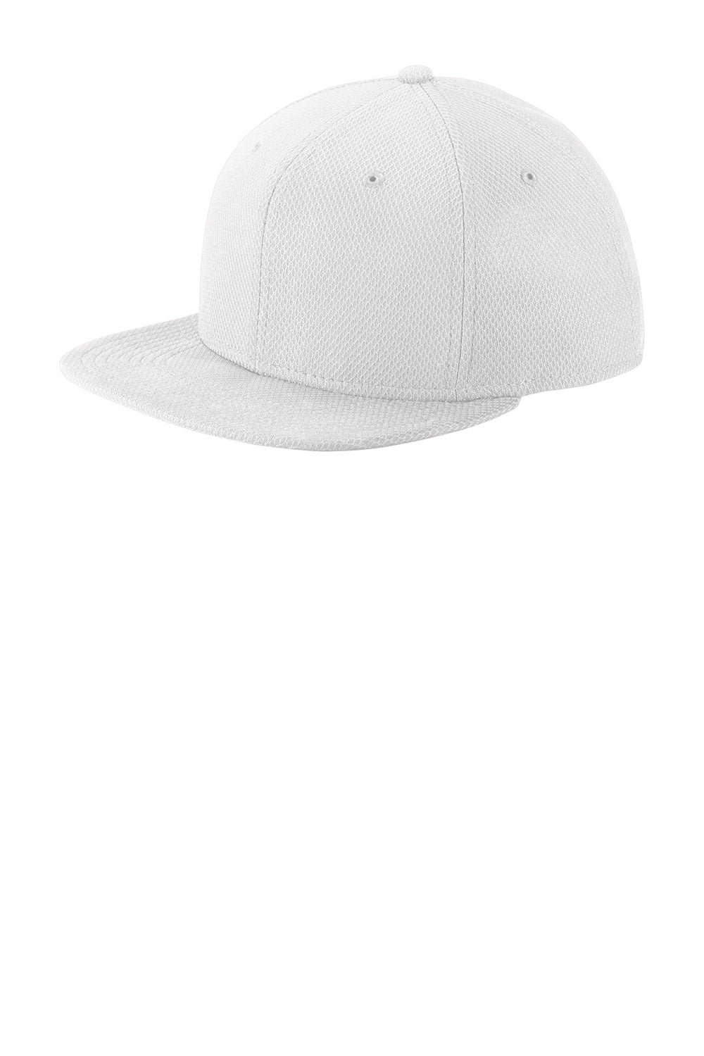 New Era NE404 Mens Moisture Wicking Adjustable Hat White Front
