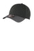 New Era NE701 Mens Stretch Fit Hat Black/Charcoal Grey Front