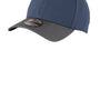 New Era Mens Stretch Fit Hat - Navy Blue/Charcoal Grey - Closeout
