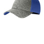 New Era Mens Stretch Fit Hat - Royal Blue/Heather Shadow Grey