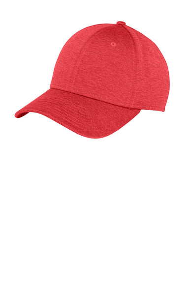 New Era NE703 Mens Stretch Fit Hat Heather Red Front