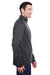 North End NE712 Mens Flux 2.0 Fleece Water Resistant Full Zip Jacket Black/Carbon Grey Side