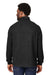 North End NE713 Mens Aura Sweater Fleece 1/4 Zip Sweatshirt Black Back