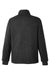 North End NE713 Mens Aura Sweater Fleece 1/4 Zip Sweatshirt Black Flat Back