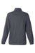 North End NE713W Womens Aura Sweater Fleece 1/4 Zip Sweatshirt Carbon Grey Flat Back