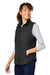 North End NE714W Womens Aura Sweater Fleece Full Zip Vest Black 3Q