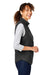 North End NE714W Womens Aura Sweater Fleece Full Zip Vest Black Side