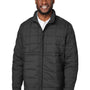 North End Mens Aura Fleece Lined Water Resistant Full Zip Jacket - Black - NEW