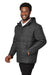 North End NE722 Mens Aura Packable Hooded Anorak Jacket Black 3Q