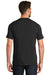 New Era NEA100 Mens Heritage Short Sleeve Crewneck T-Shirt Black Back