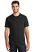 New Era NEA100 Mens Heritage Short Sleeve Crewneck T-Shirt Black Front