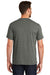New Era NEA100 Mens Heritage Short Sleeve Crewneck T-Shirt Black Twist Back