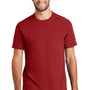 New Era Mens Heritage Short Sleeve Crewneck T-Shirt - Crimson Red