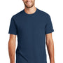 New Era Mens Heritage Short Sleeve Crewneck T-Shirt - Dark Royal Blue - Closeout
