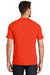 New Era NEA100 Mens Heritage Short Sleeve Crewneck T-Shirt Orange Back