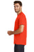 New Era NEA100 Mens Heritage Short Sleeve Crewneck T-Shirt Orange Side