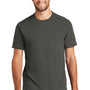 New Era Mens Heritage Short Sleeve Crewneck T-Shirt - Graphite Grey