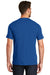 New Era NEA100 Mens Heritage Short Sleeve Crewneck T-Shirt Royal Blue Back